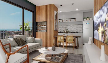 Aston - 02 dormitórios sendo 01 suíte - praia da cal